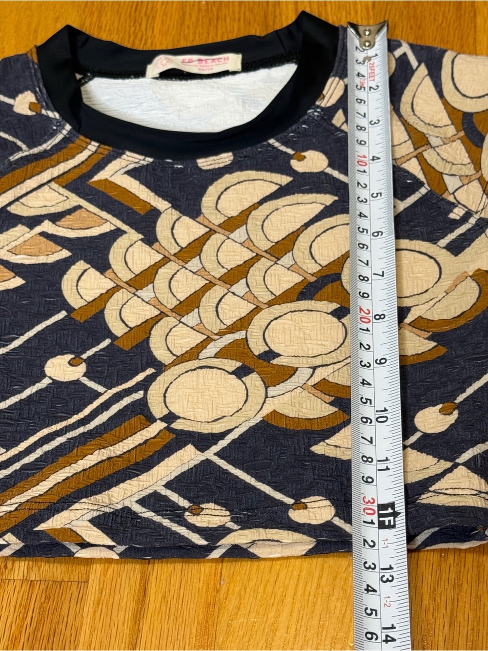 Free People FP Beach Sonny Printed Tee Bikini Top NWOT - Picture 4 of 7